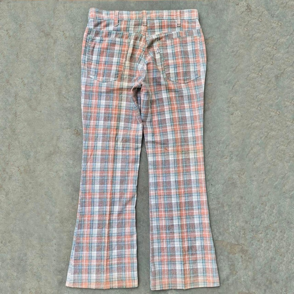 Vintage Levi’s Plaid Bellbottoms